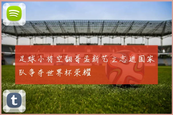 足球小将空翻哥孟新艺立志进国家队争夺世界杯荣耀